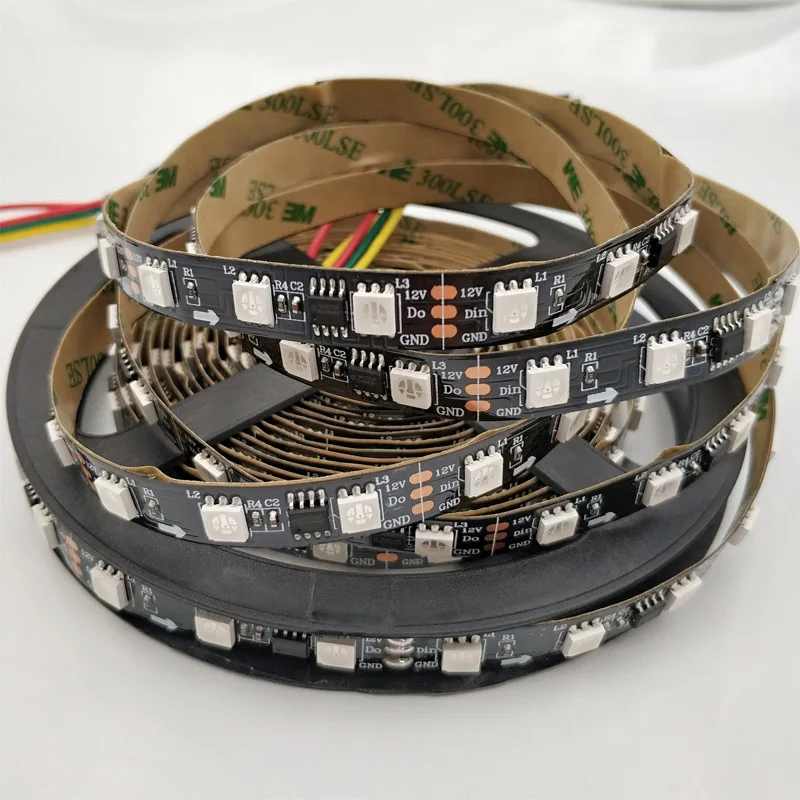 Ws2811 dc12v SMD 5050 60led светодиодная полоса с адресом|Светодиодные ленты| |