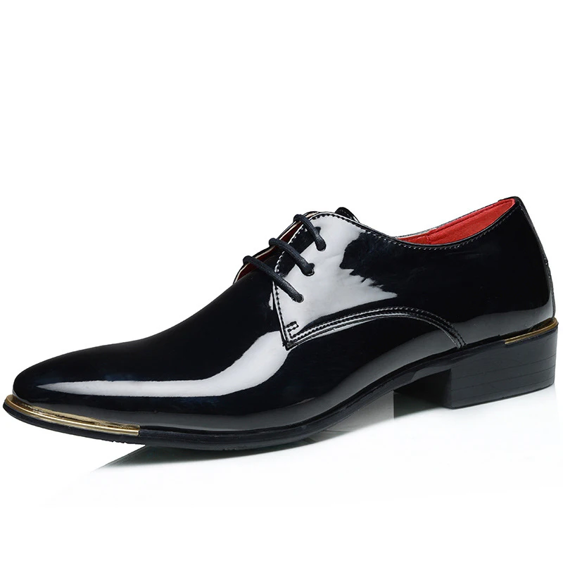 Stephoes Men Fashion Dress Shoes Patent Leather Pointed Toe Shoes Spring Summer Autumn Wedding Shoes Men Business Oxford Shoes
Stephoes Men Fashion Dress Shoes Patent Leather Pointed Toe Shoes Spring Summer Autumn Wedding Shoes Men Business Oxford Shoes