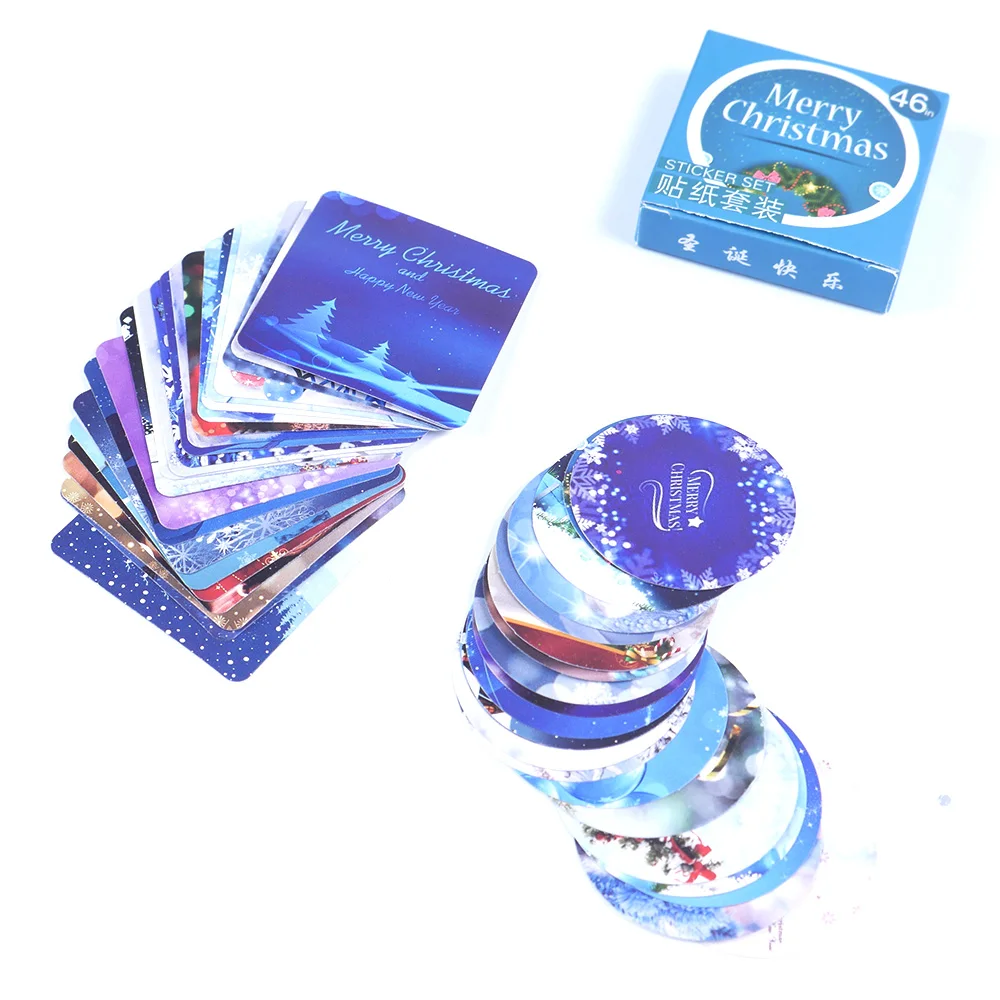 46 pcs/pack Merry Christmas Label Stickers Set Decorative Stationery Stickers Scrapbooking DIY Diary Album Stick Lable
46 pcs/pack Merry Christmas Label Stickers Set Decorative Stationery Stickers Scrapbooking DIY Diary Album Stick Lable