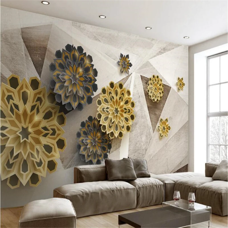 3D обои на заказ, модные полигоны 3d, ретро абстрактные цветы, обои для украшения стен
3D обои на заказ, модные полигоны 3d, ретро абстрактные цветы, обои для украшения стен