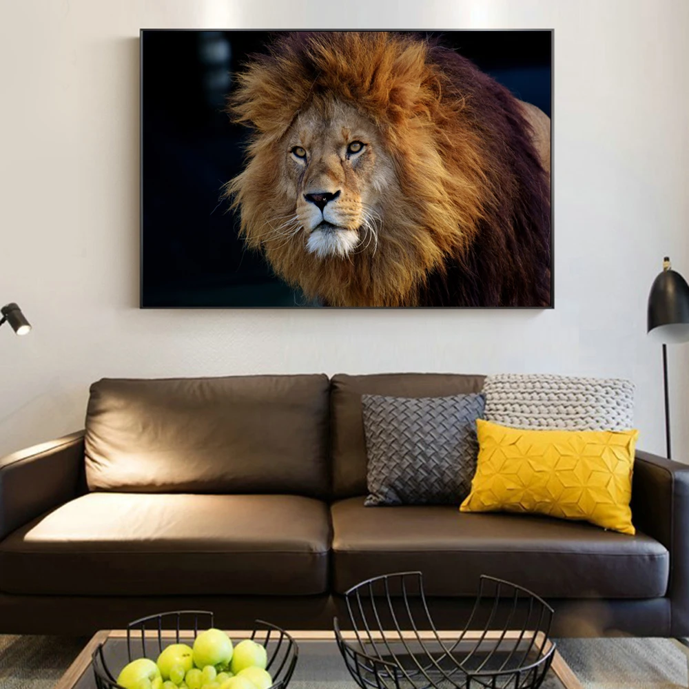 African Lion Wall Art Canvas Prints Realist Animals Canvas Art Paintings On The Wall Posters And Prints For Living Room Decor
African Lion Wall Art Canvas Prints Realist Animals Canvas Art Paintings On The Wall Posters And Prints For Living Room Decor