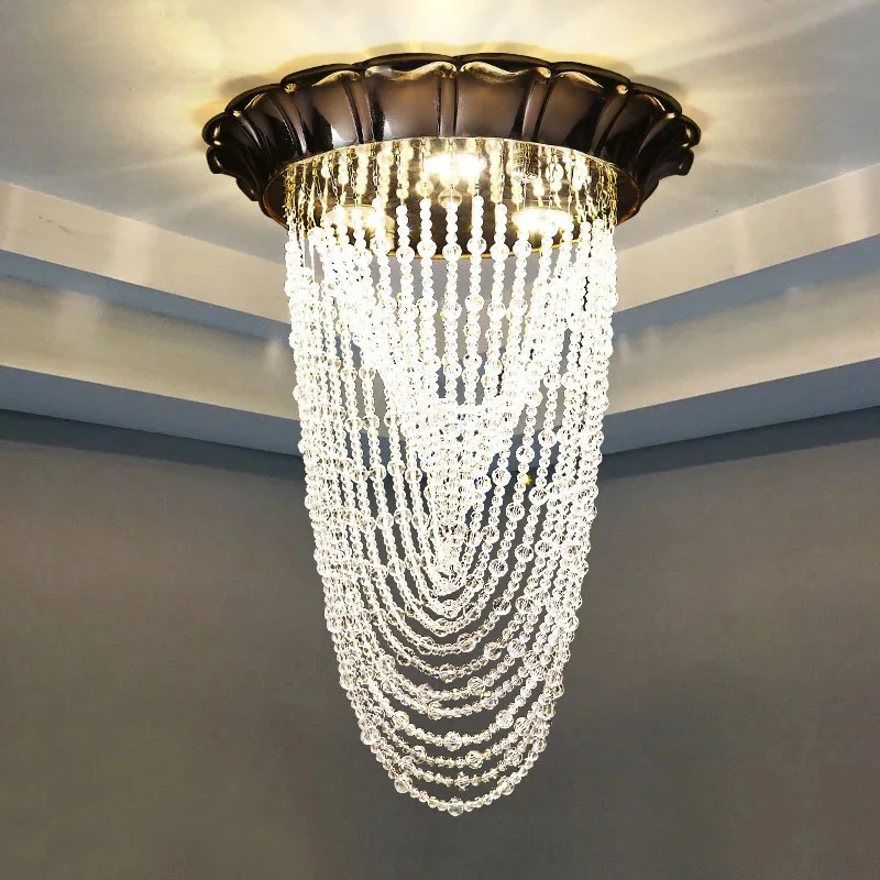 Modern simple LED K9 crystal pendant light entrance aisle lights Creative corridor lamp Lobby light crystal balcony ceiling lamp
Modern simple LED K9 crystal pendant light entrance aisle lights Creative corridor lamp Lobby light crystal balcony ceiling lamp