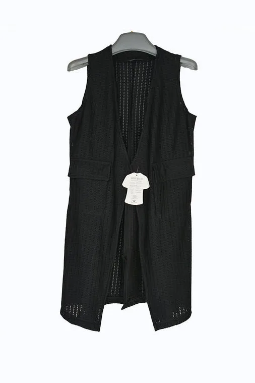 Summer casual man vest thin Hong Kong version grid long sleeveless vest non-mainstream nightclub Korean version of vest
Summer casual man vest thin Hong Kong version grid long sleeveless vest non-mainstream nightclub Korean version of vest