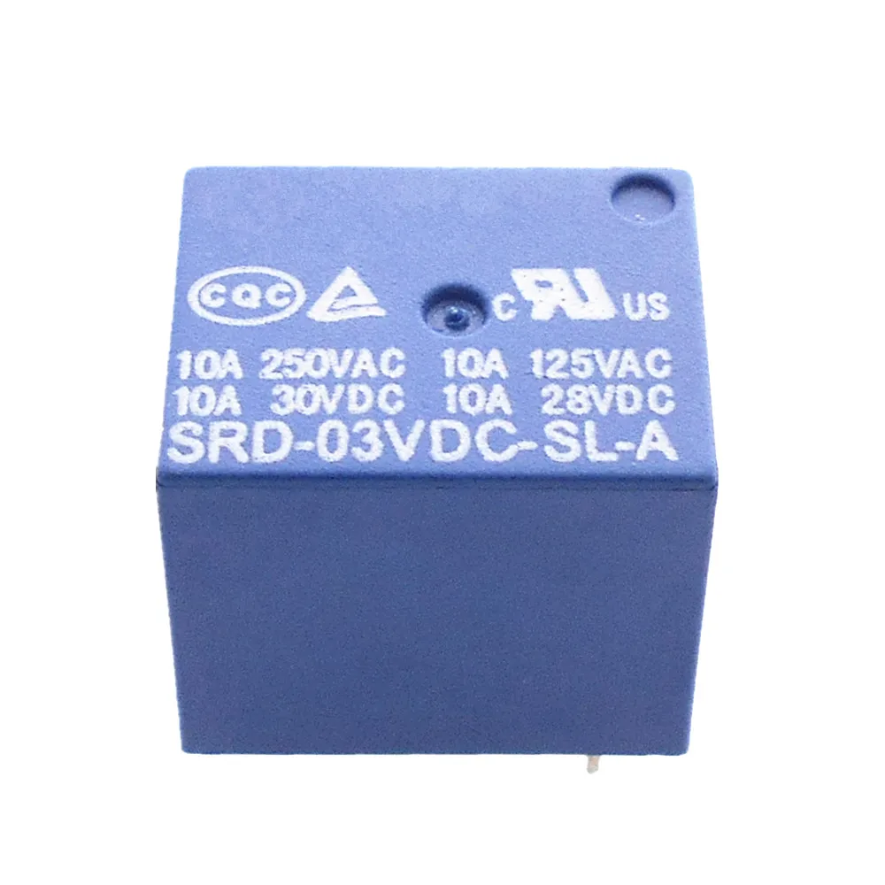 SRD-DC-SL-A реле 3В/5В/12В/24В/48В 4pin 10А T73 SRD-05VDC-SL-A SRD-12VDC-SL-A SRD-03VDC-SL-A | Электроника