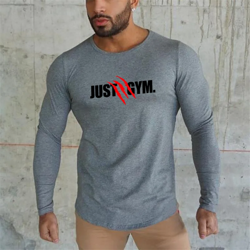 2019 Spring Men Running Cotton Long Sleeve T-shirt Gym Fitness Training T shirt Male Jogging Workout Slim Tees Tops Sportswear
2019 Spring Men Running Cotton Long Sleeve T-shirt Gym Fitness Training T shirt Male Jogging Workout Slim Tees Tops Sportswear