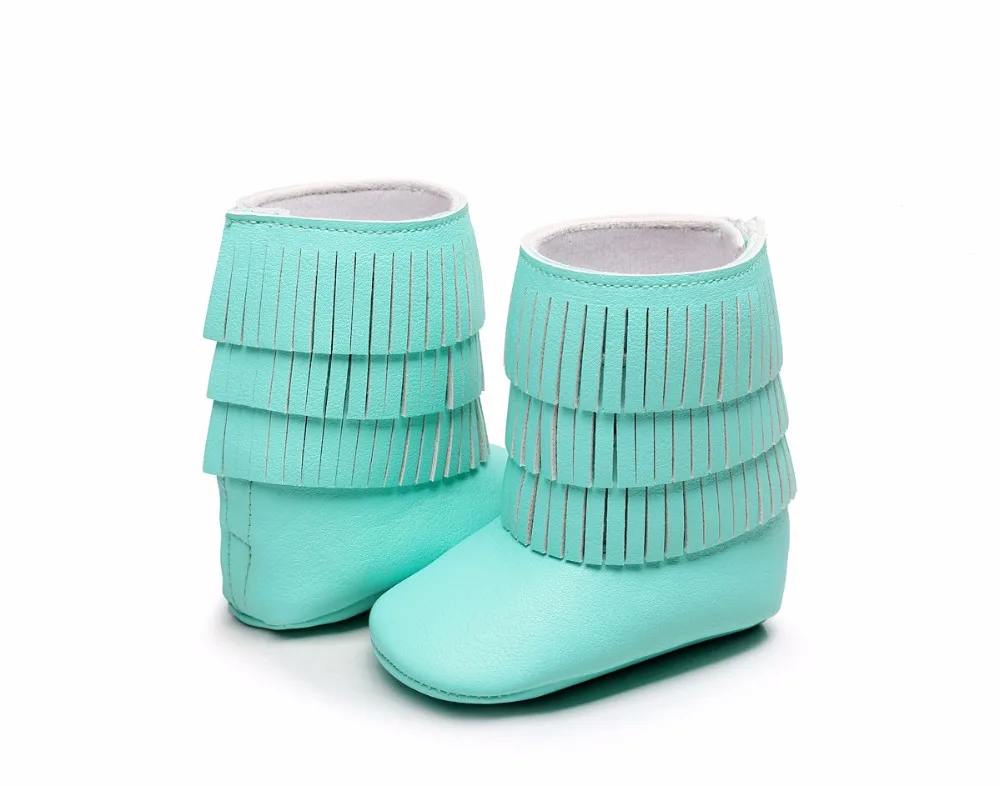 0-18 Month Handmade Soft Bottom Fashion Tassels Baby Moccasin Newborn Babies Shoes PU leather Prewalkers Boots
0-18 Month Handmade Soft Bottom Fashion Tassels Baby Moccasin Newborn Babies Shoes PU leather Prewalkers Boots