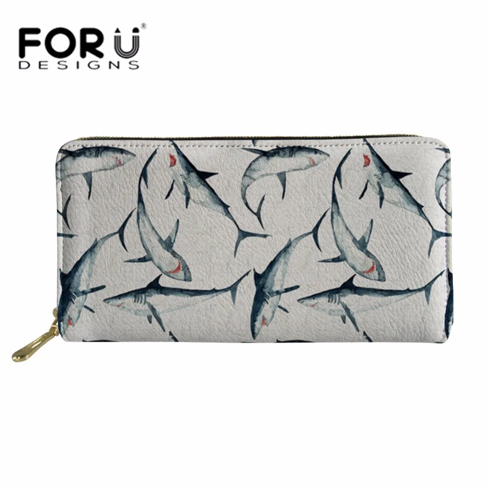 FORUDESIGNS, Женский кошелек из искусственной кожи с принтом акулы, портативный кошелек для денег, держатель для наличных, Женский Длинный кошеле...
FORUDESIGNS, Женский кошелек из искусственной кожи с принтом акулы, портативный кошелек для денег, держатель для наличных, Женский Длинный кошеле...