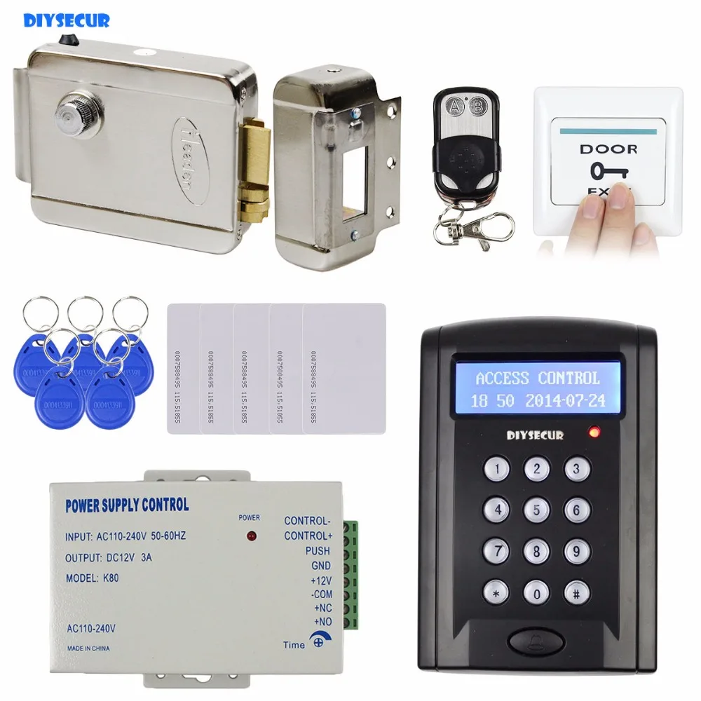 DIYSECUR пульт дистанционного управления RFID Клавиатура дверь контроль доступа