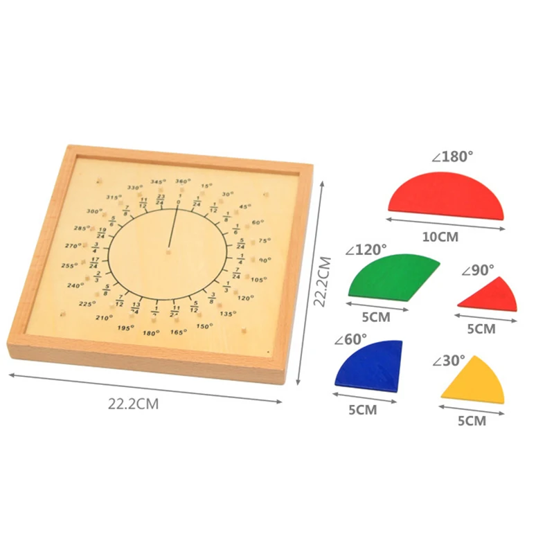 Wooden Montessori Geometric Fraction Board Educational Early Learning Math Toys For Kids For 1 2 3 Years Old Teaching Materials
Wooden Montessori Geometric Fraction Board Educational Early Learning Math Toys For Kids For 1 2 3 Years Old Teaching Materials