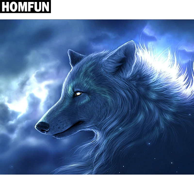 HOMFUN Full Square/Round Drill 5D DIY Diamond Painting "Animal Wolf" Embroidery Cross Stitch 5D Home Decor Gift A06462
HOMFUN Full Square/Round Drill 5D DIY Diamond Painting "Animal Wolf" Embroidery Cross Stitch 5D Home Decor Gift A06462