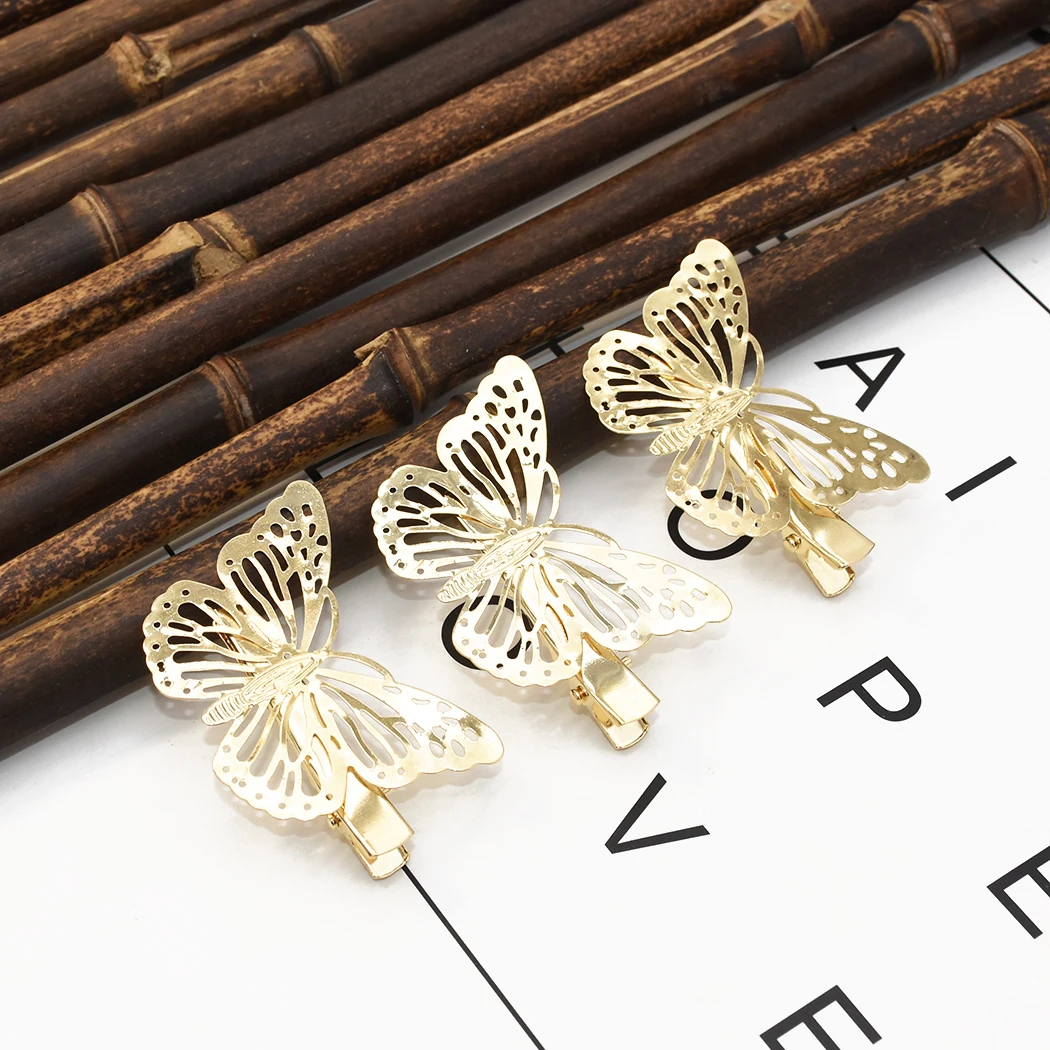 10 pcs Gold Hollow Metal Butterfly Hair Clip Hair Accessories Wedding Claw Hairpins Jewelry For Girls Bride Headwear Headpiece
10 pcs Gold Hollow Metal Butterfly Hair Clip Hair Accessories Wedding Claw Hairpins Jewelry For Girls Bride Headwear Headpiece
