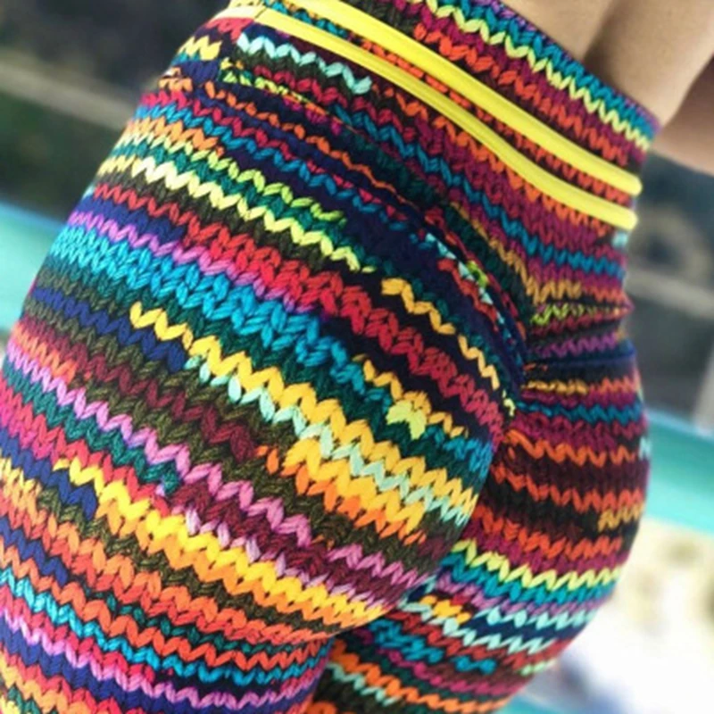 2019 New Knit Printing Leggings Knit Colorful String Pants Sports Fitness Leggings
2019 New Knit Printing Leggings Knit Colorful String Pants Sports Fitness Leggings