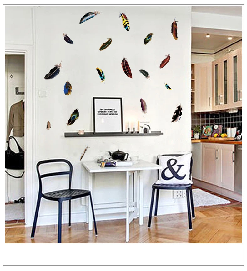 Feather Wall Stickers Living Room Wall Warm Wall Stickers Bedside Stickers Romantic Decorative Stickers
Feather Wall Stickers Living Room Wall Warm Wall Stickers Bedside Stickers Romantic Decorative Stickers