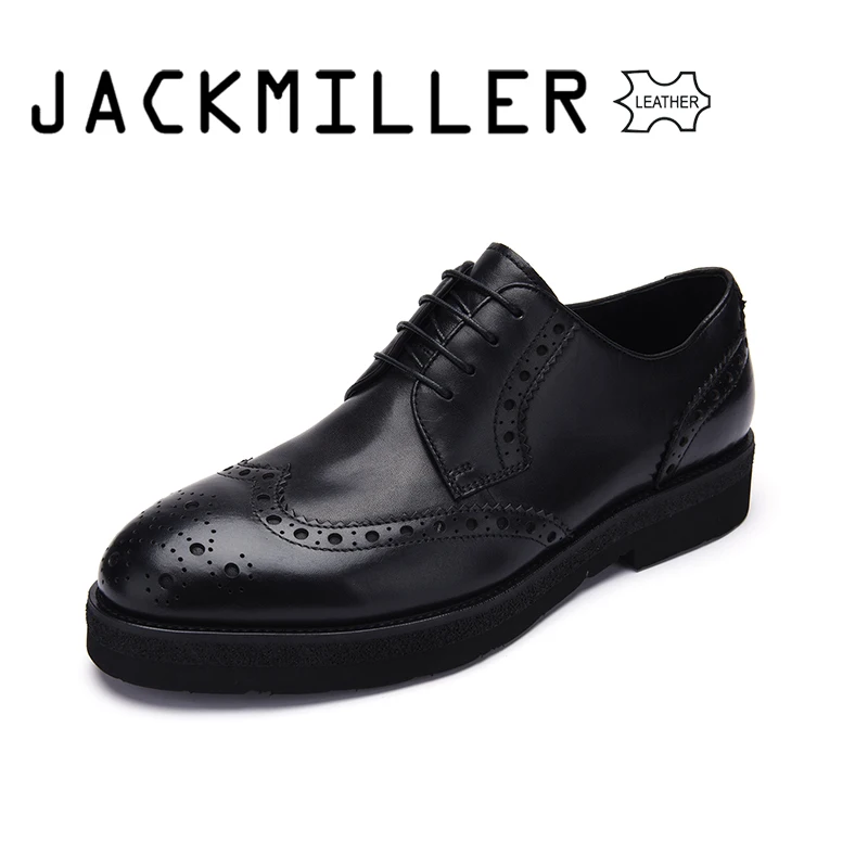 Jackmiller Top Brand Men's Dress Shoes Genuine Leather Color Black Gentle Man Oxfords Men's Shoes Lace-Up Size 40-44 Business
Jackmiller Top Brand Men's Dress Shoes Genuine Leather Color Black Gentle Man Oxfords Men's Shoes Lace-Up Size 40-44 Business