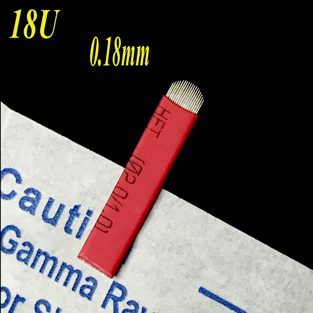 New Arrival Lamina Tebori U 18 Microblading Pin 0.18mm Tattoo Needles Permanent Makeup Eyebrow 3D Embroidery Blade Manual Pen
New Arrival Lamina Tebori U 18 Microblading Pin 0.18mm Tattoo Needles Permanent Makeup Eyebrow 3D Embroidery Blade Manual Pen