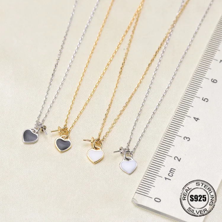 Necklace Pendant Findings S925 Sterling Silver Necklace Chain Settings Jewelry Parts Fittings Jewelry Making Charm Accessories 
Necklace Pendant Findings S925 Sterling Silver Necklace Chain Settings Jewelry Parts Fittings Jewelry Making Charm Accessories