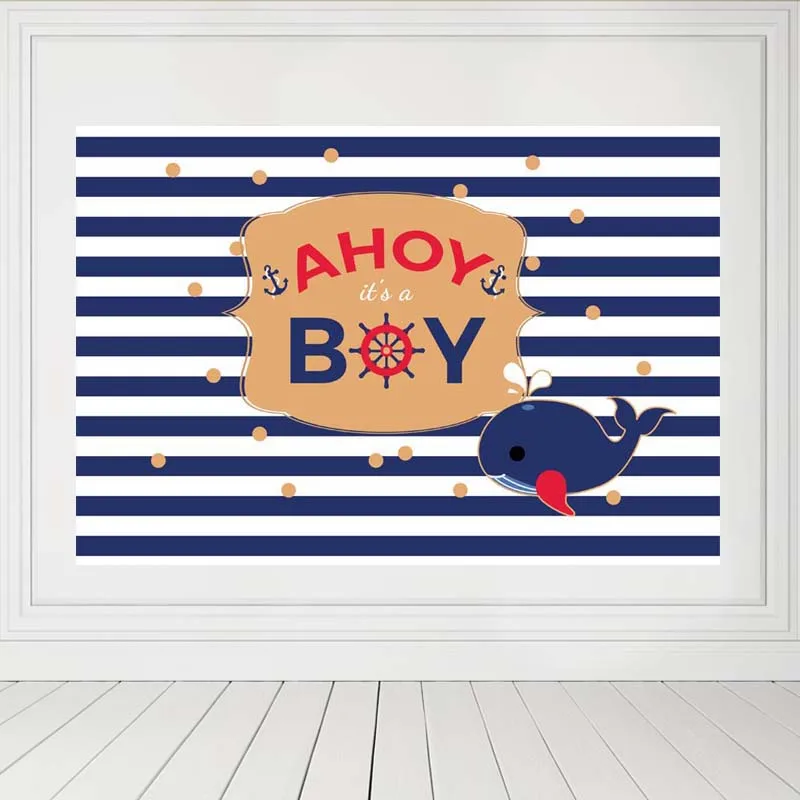 Anchor Marine Life Whale Boy Wash Shower Happy Birthday Photo Background Photography Backdrops Quality Vinyl
Anchor Marine Life Whale Boy Wash Shower Happy Birthday Photo Background Photography Backdrops Quality Vinyl