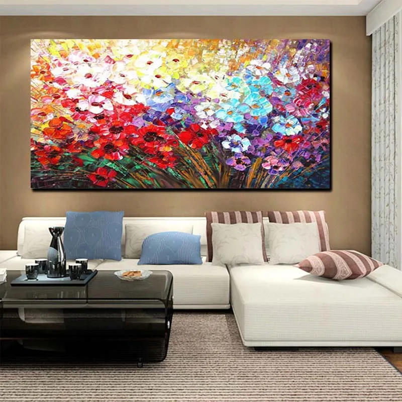 Hand Painted Abstract Impasto Flower Canvas Oil Paintings Abstract Flower Wall Picture For Living Room bedroom Home Decoration
Hand Painted Abstract Impasto Flower Canvas Oil Paintings Abstract Flower Wall Picture For Living Room bedroom Home Decoration