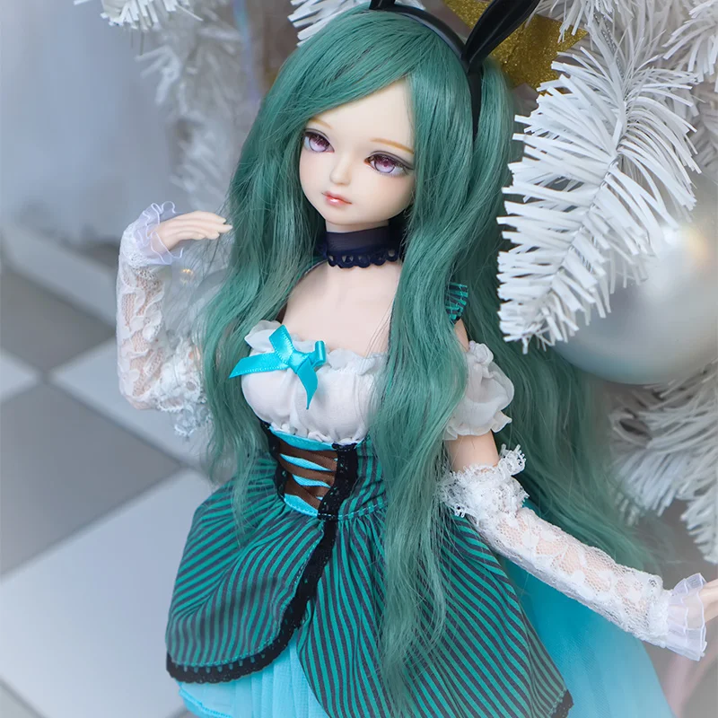DBS doll 1/4 BJD No.14 Dusty Green hair mechanical joint Body With makeup Including wig eyes clothes girls
DBS doll 1/4 BJD No.14 Dusty Green hair mechanical joint Body With makeup Including wig eyes clothes girls
