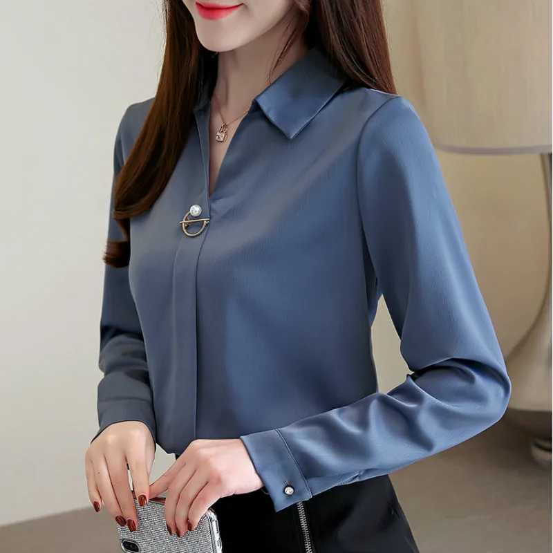 Women long sleeves blouse spring 2019 new plus size OL women shirts loose chiffon womens tops and blouses ladies tops 1783 50
Women long sleeves blouse spring 2019 new plus size OL women shirts loose chiffon womens tops and blouses ladies tops 1783 50