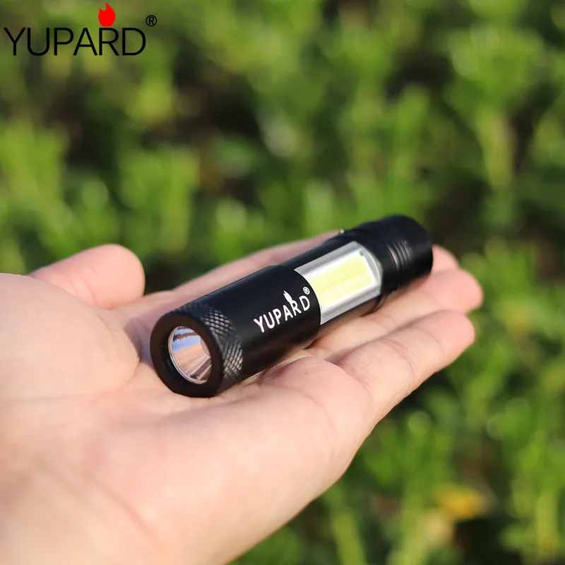YUPARD Q5 светодиодный + COB светодиодный фонарик, мини-фонарик, яркий фонарик, AA 14500, перезаряжаемый аккумулятор, портативный фонарь для кемпинга
YUPARD Q5 светодиодный + COB светодиодный фонарик, мини-фонарик, яркий фонарик, AA 14500, перезаряжаемый аккумулятор, портативный фонарь для кемпинга