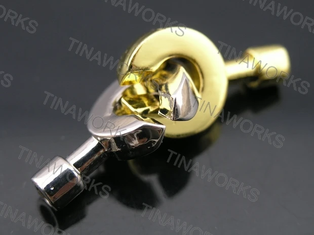 FREE SHIPPING 10 Sets Rhodium&Golden End Cap/Buckle, Loop for Leather Cord, Dia. 4.0mm
FREE SHIPPING 10 Sets Rhodium&Golden End Cap/Buckle, Loop for Leather Cord, Dia. 4.0mm