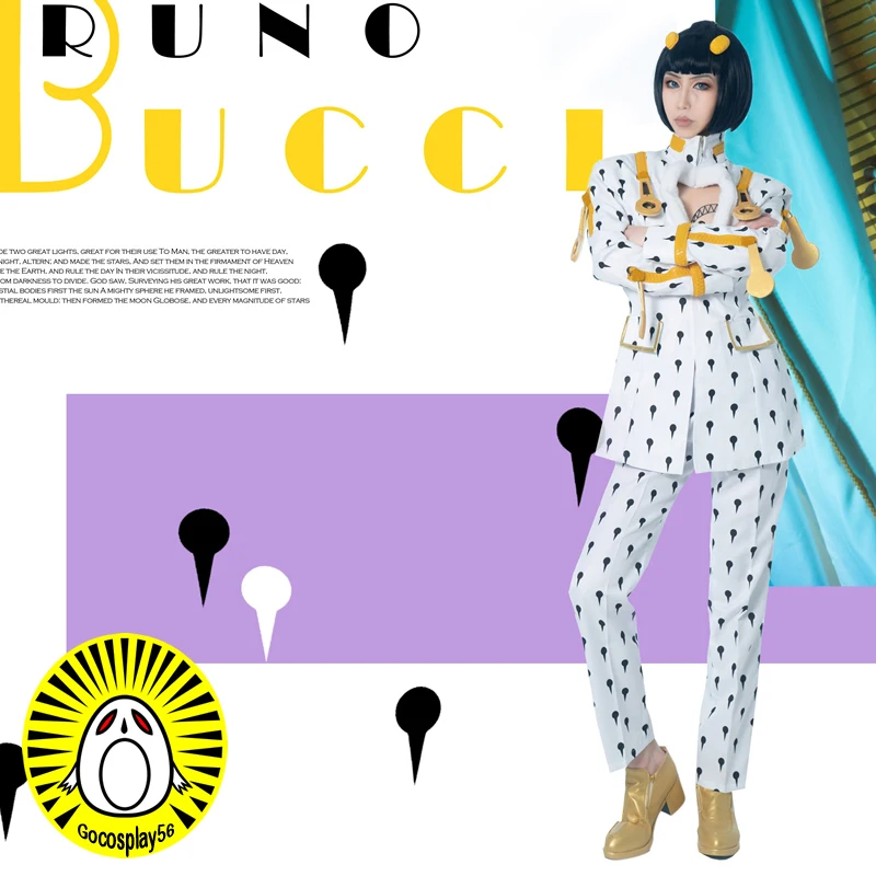 Bruno Bucciarati Cosplay Outfit JoJo's Bizarre Adventure Golden Wind Costume Jacket Pants Suits Full Set
Bruno Bucciarati Cosplay Outfit JoJo's Bizarre Adventure Golden Wind Costume Jacket Pants Suits Full Set