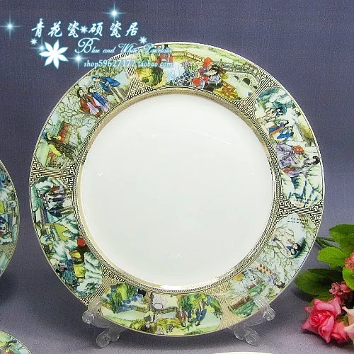 Jingdezhen ceramic tableware bone china tableware handmade gilt 56 head of a dream of Red Mansions.
Jingdezhen ceramic tableware bone china tableware handmade gilt 56 head of a dream of Red Mansions.