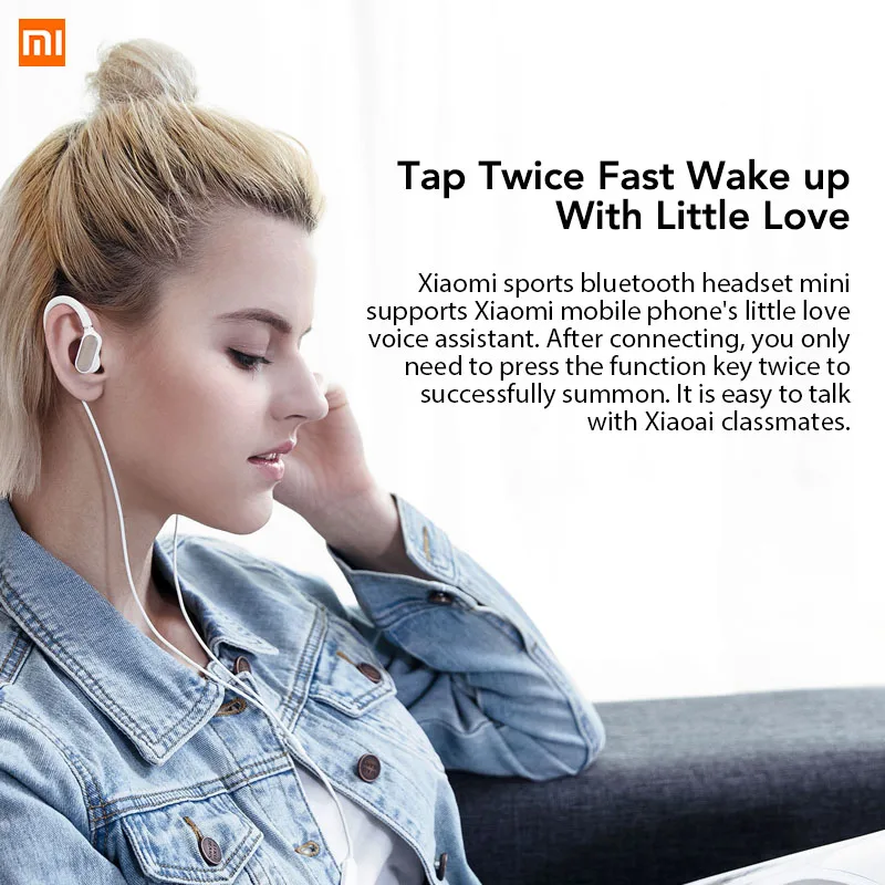 Original Xiaomi Mi Blue tooth Ear phone mini Version Sport Wireless Head set IPX4 Waterproof Blue tooth 4.1 Head set
Original Xiaomi Mi Blue tooth Ear phone mini Version Sport Wireless Head set IPX4 Waterproof Blue tooth 4.1 Head set