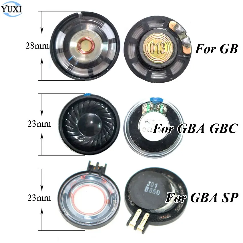 YuXi 2pcs Replacement Speaker For Gameboy Advance Color For GBA SP GBC for GB Loudspeaker Parts
YuXi 2pcs Replacement Speaker For Gameboy Advance Color For GBA SP GBC for GB Loudspeaker Parts