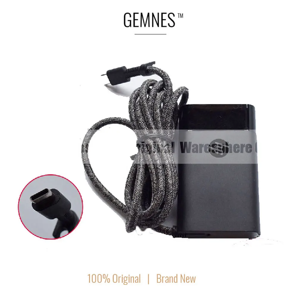 New Original 65W USB Type C Slim Travel Power Adapter for HP Elitebook x2 x360 1030 G2 Laptop Charger 20V 3.25A
New Original 65W USB Type C Slim Travel Power Adapter for HP Elitebook x2 x360 1030 G2 Laptop Charger 20V 3.25A
