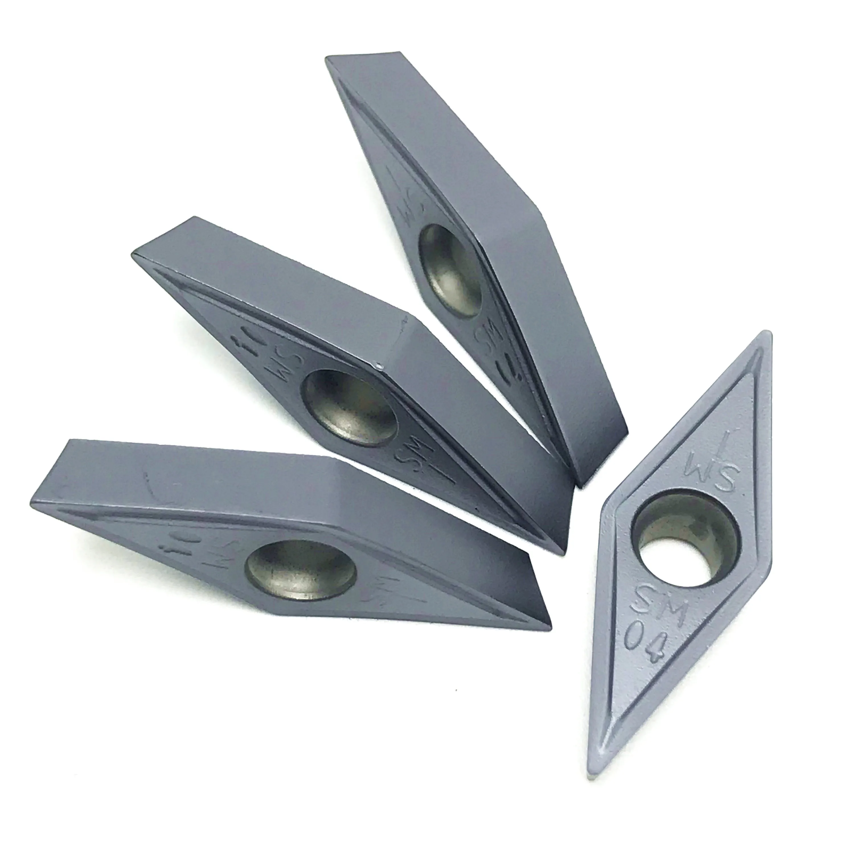 VCMT160404 SM IC907 VCMT160404 SM IC908 External Turning Tool Carbide Insert Lathe Tool CNC Cutting Turning Insert
VCMT160404 SM IC907 VCMT160404 SM IC908 External Turning Tool Carbide Insert Lathe Tool CNC Cutting Turning Insert