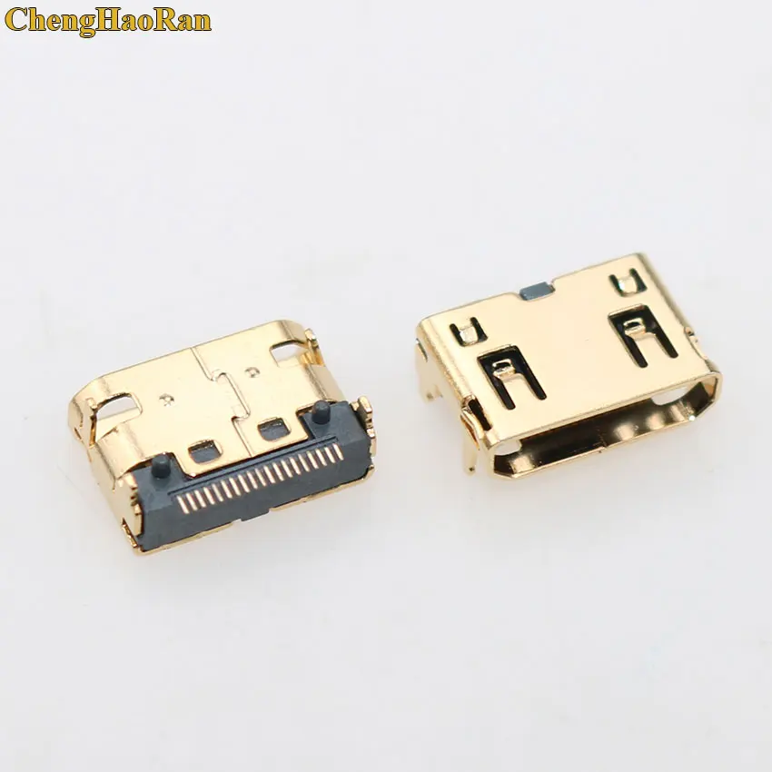 ChengHaoRan 1pcs HDMI Female plug Connector 19Pins HDMI Female Socket Data Interface 4 DIP Type Gold plating mini 19 Pin
ChengHaoRan 1pcs HDMI Female plug Connector 19Pins HDMI Female Socket Data Interface 4 DIP Type Gold plating mini 19 Pin