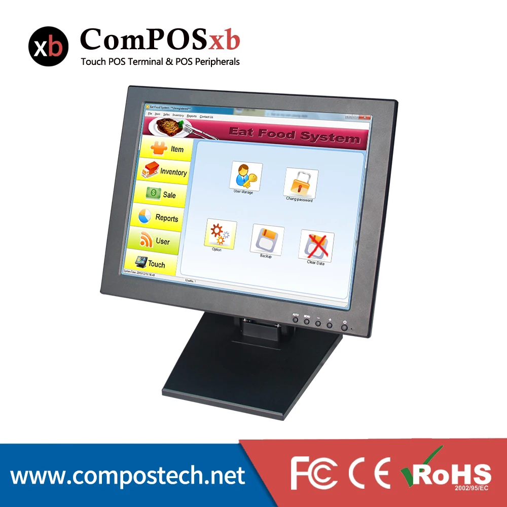 Hot Sale 15" Touch Screen Monitor POS System For Cash Register For Supermarket With Factory Low Price
Hot Sale 15" Touch Screen Monitor POS System For Cash Register For Supermarket With Factory Low Price