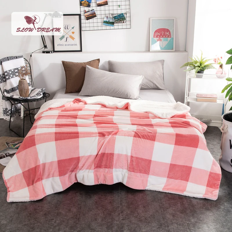 Slowdream 2020 Hot Sale Thick Sherpa Throw Grid Blanket Weighted Fleece Blanket Queen King Adult Summer For Bed Or Couch 1PCS
Slowdream 2020 Hot Sale Thick Sherpa Throw Grid Blanket Weighted Fleece Blanket Queen King Adult Summer For Bed Or Couch 1PCS