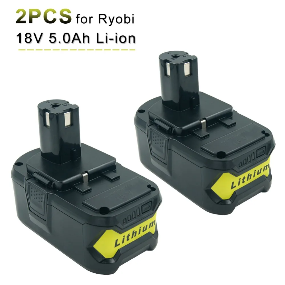 Литиевая аккумуляторная батарея для дрели Ryobi RB18L40 RB18L50 ONE Plus 18 в 5 0 Ач 2