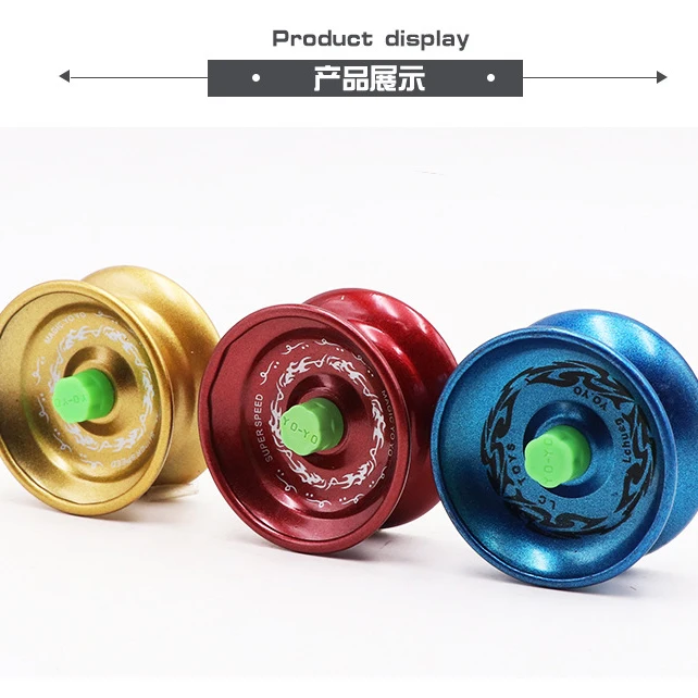 Мяч yoyo из сплава металлический ПВХ подшипник веревка для фокуса шарики Yo