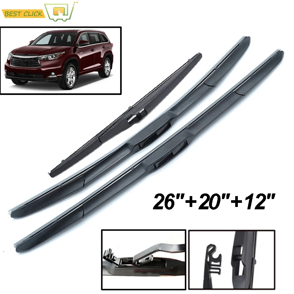Щетки стеклоочистителя Misima для Toyota Highlander Kluger XU40 XU50 2019 2018 2017 2016 2015 2014 2013