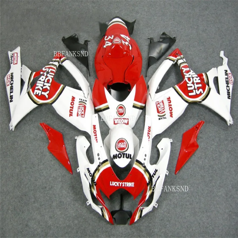 Новый комплект обтекателей из АБС-пластика, подходит для SUZUKI GSXR600 GSXR750 06 07 R600 R750 K6 GSXR 600 750 2006 2007, на удачу, красный, белый
Новый комплект обтекателей из АБС-пластика, подходит для SUZUKI GSXR600 GSXR750 06 07 R600 R750 K6 GSXR 600 750 2006 2007, на удачу, красный, белый