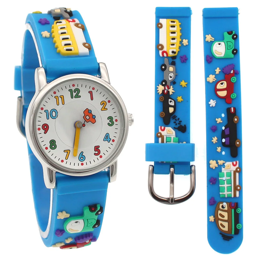 Girls Watch Cartoon Bus Dinosaur 3d Silicone Kids Watch Boys Girl Quartz Watch Children Sports Watch Kids Gift Clock Waterproof
Girls Watch Cartoon Bus Dinosaur 3d Silicone Kids Watch Boys Girl Quartz Watch Children Sports Watch Kids Gift Clock Waterproof