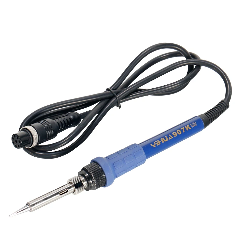 YIHUA 907K 75W Hakko нагреватель паяльник с синей ручкой Инструменты для ремонта длительный срок службы мощность больше быстрая нагрев компенсация ...
YIHUA 907K 75W Hakko нагреватель паяльник с синей ручкой Инструменты для ремонта длительный срок службы мощность больше быстрая нагрев компенсация ...