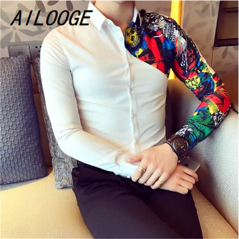 AILOOGE, британский стиль, мужская рубашка, Осень-зима, новинка, мужская повседневная рубашка, приталенная, модная, Лоскутная, цветная, с длинным...
AILOOGE, британский стиль, мужская рубашка, Осень-зима, новинка, мужская повседневная рубашка, приталенная, модная, Лоскутная, цветная, с длинным...