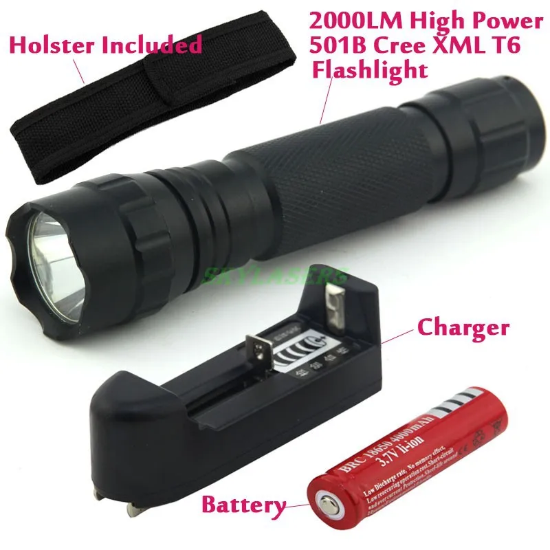 Free shipping,501B XML T6 1000 Lumens 5-Mode Led Flashlight Torch +18650 Rechargeable battery + Charger + Holster
Free shipping,501B XML T6 1000 Lumens 5-Mode Led Flashlight Torch +18650 Rechargeable battery + Charger + Holster