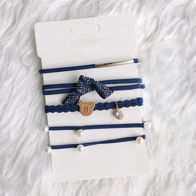 Lovely Bears Pearl Hair Ponytail Holders Hair Accessories For Girls Fashion Ribbon Bows Rubber Hair Band Tie Female Gum For Hair
Lovely Bears Pearl Hair Ponytail Holders Hair Accessories For Girls Fashion Ribbon Bows Rubber Hair Band Tie Female Gum For Hair