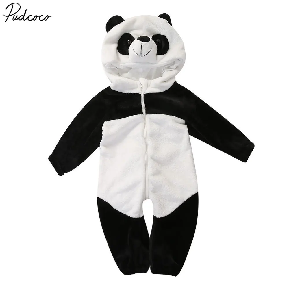 Pudcoco Kids Baby Boy Girl Unisex Animal Panda Long Sleeve Hooded Zipper Romper Sleepwear 0-3 Years Helen115
Pudcoco Kids Baby Boy Girl Unisex Animal Panda Long Sleeve Hooded Zipper Romper Sleepwear 0-3 Years Helen115
