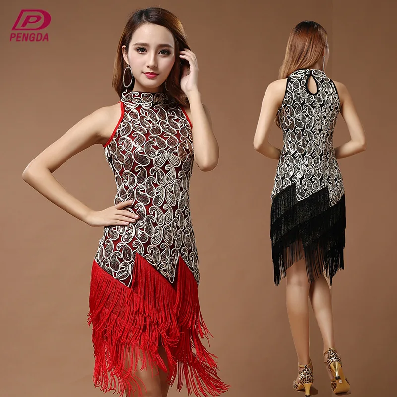 New Latin Dance Costumes, High-grade Sequins, Tassels, Latin Dance Skirts, Costumes, Adult Dance Costumes B-5610
New Latin Dance Costumes, High-grade Sequins, Tassels, Latin Dance Skirts, Costumes, Adult Dance Costumes B-5610