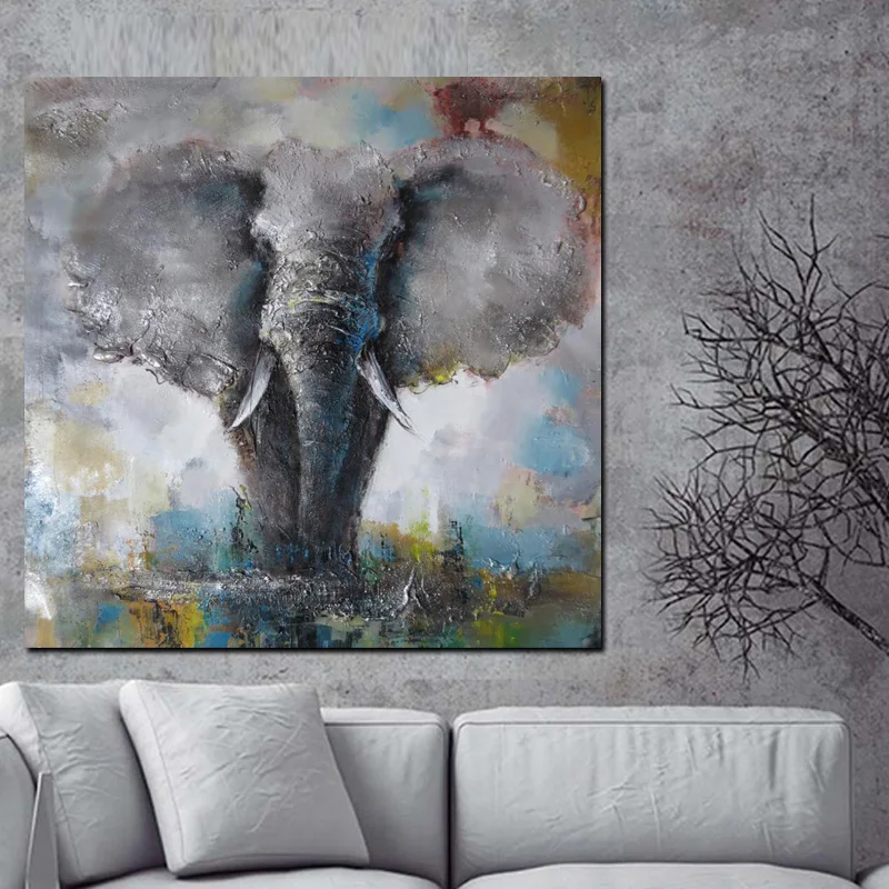 Wall Pop Art Canvas African Elephant HD Print Abstract Animal Oil Painting on Canvas Poster Modern Wall Picture For Living Room
Wall Pop Art Canvas African Elephant HD Print Abstract Animal Oil Painting on Canvas Poster Modern Wall Picture For Living Room