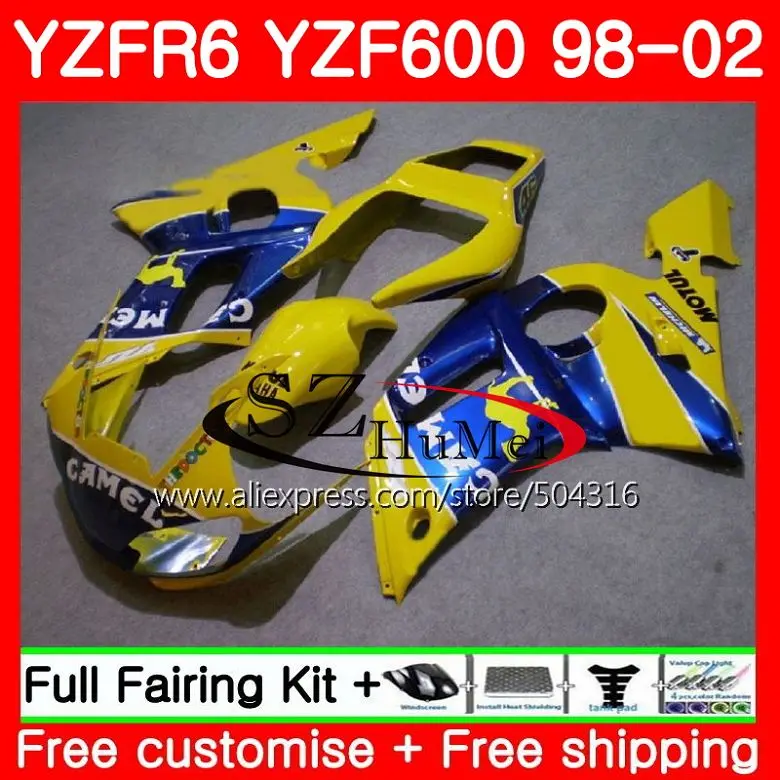 Корпус для YAMAHA YZF600 YZF-R600 Blue CAMEL YZFR6 98 99 00 01 02 66SH3 YZF 600 YZF-R6 YZF R6 1998 1999 2000 2001 2002 обтекатели
Корпус для YAMAHA YZF600 YZF-R600 Blue CAMEL YZFR6 98 99 00 01 02 66SH3 YZF 600 YZF-R6 YZF R6 1998 1999 2000 2001 2002 обтекатели