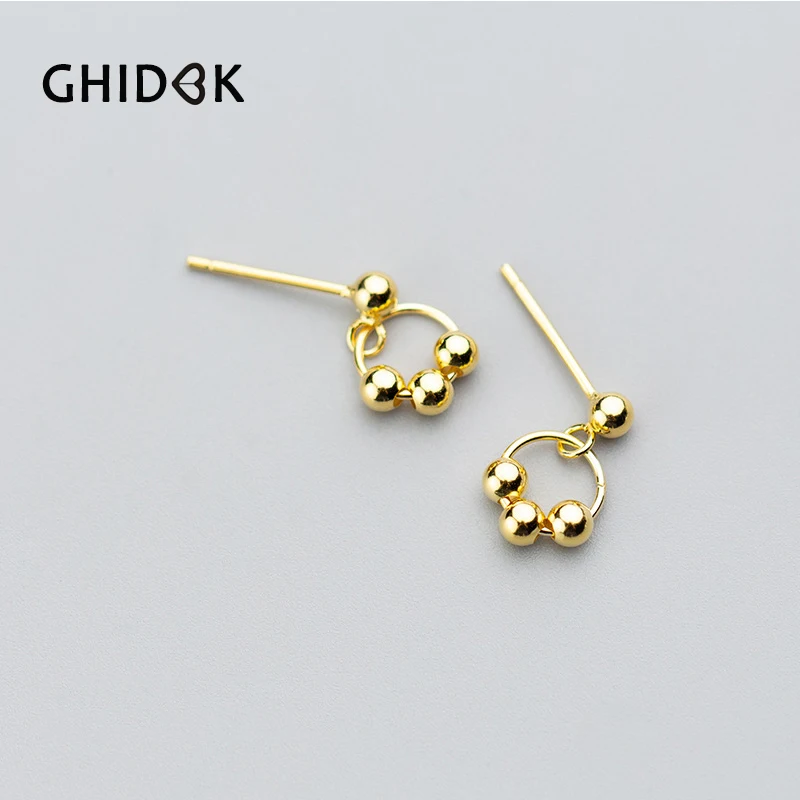 GHIDBK 925 Sterling Silver Tiny Three Ball Stud Earrings for Women Simple Small Circle Post Earrings Mini Cartilage Earrings
GHIDBK 925 Sterling Silver Tiny Three Ball Stud Earrings for Women Simple Small Circle Post Earrings Mini Cartilage Earrings