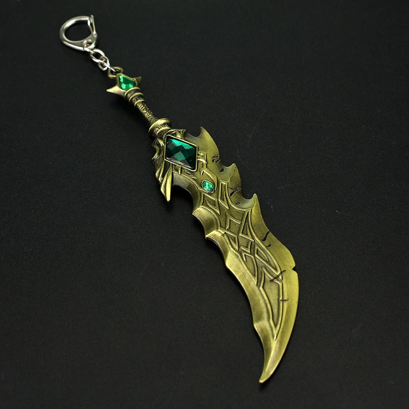 LOL League Legends Weapon Model LOL Keychain Tryndamere 17CM Key Chain Weapon Model Key Ring Pendant Jewelry Birthday Gift
LOL League Legends Weapon Model LOL Keychain Tryndamere 17CM Key Chain Weapon Model Key Ring Pendant Jewelry Birthday Gift